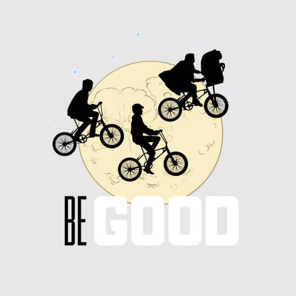 E.T. Be Good Dames T-shirt - Grijs - S