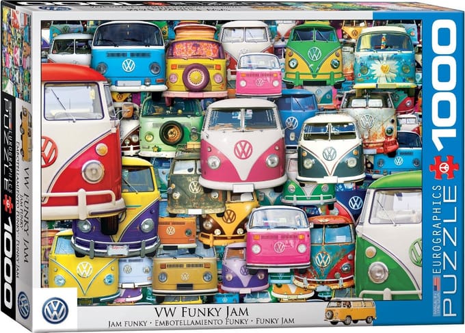 Eurographics & Volkswagen - VW Funky Jam - 1000 stukjes 68×48cm (b×h) - Legpuzzel