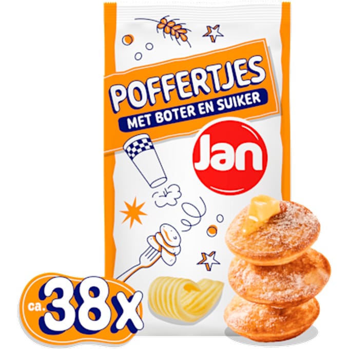 Poffertjes met boter en suiker