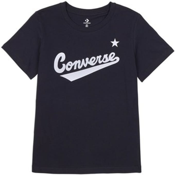T-shirt Korte Mouw Converse Scripted Wordmark Tee