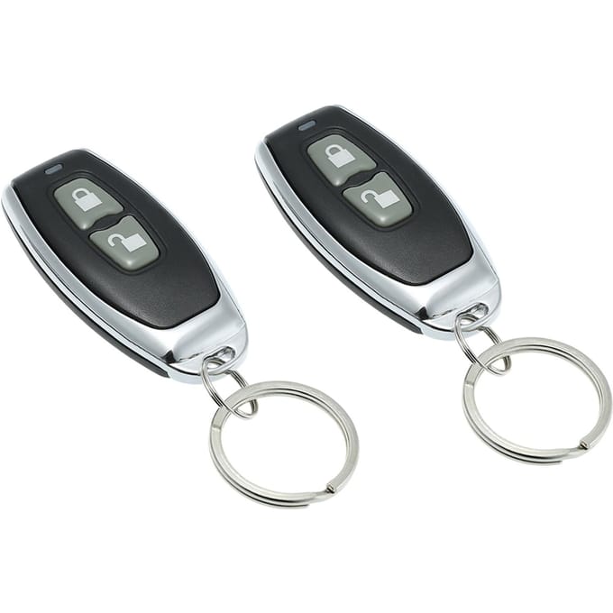 Universeel autodeurslot, keyless entry-systeem met afstandsbediening, centrale bedieningskastkit 1 gray
