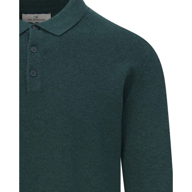 The BLUEPRINT Premium Polo Heren Donkergroen