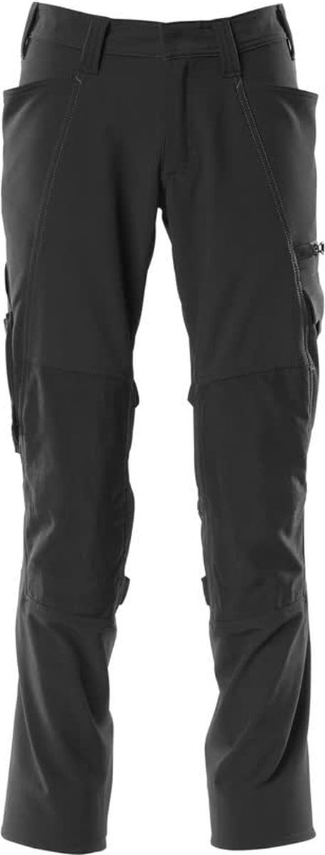 Mascot Accelerate Broek met kniezakken 18179-511 - Zwart - C47 - 90