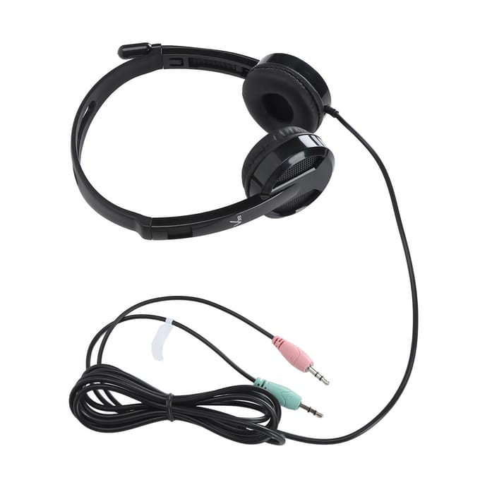 Microfoon Koptelefoon 120 Graden Draaibare Microfoon Bekabelde Headsets HiFi Luidspreker Laptop Koptelefoon
