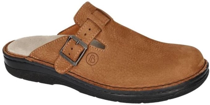 Berkemann -Heren - cognac/caramel - pantoffels & slippers - maat 41.5