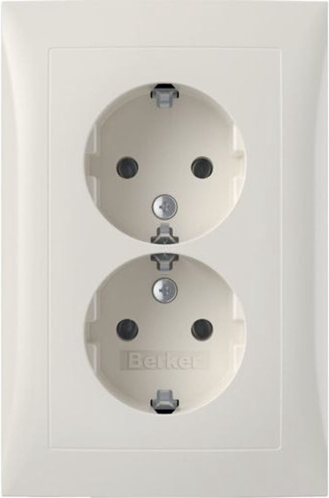 Hager Berker S.1 Wandcontactdoos (WCD Schakelmateriaal) - 47728989 - E2N7C