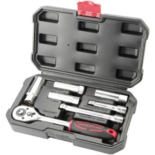 set bougiemontage, 3/8 inch, 7-delig M00174 Brüder Mannesmann M00174