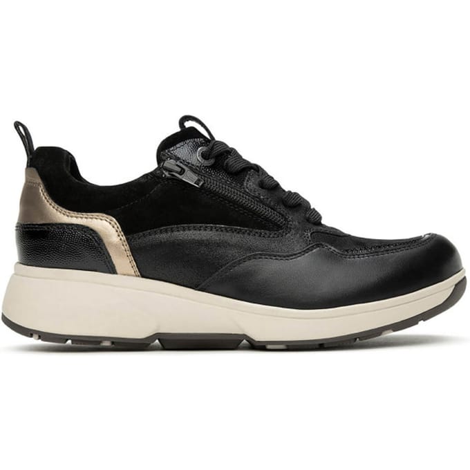 Dames Veterschoenen Xsensible Grenoble Black Combi Hx Zwart - Maat 41