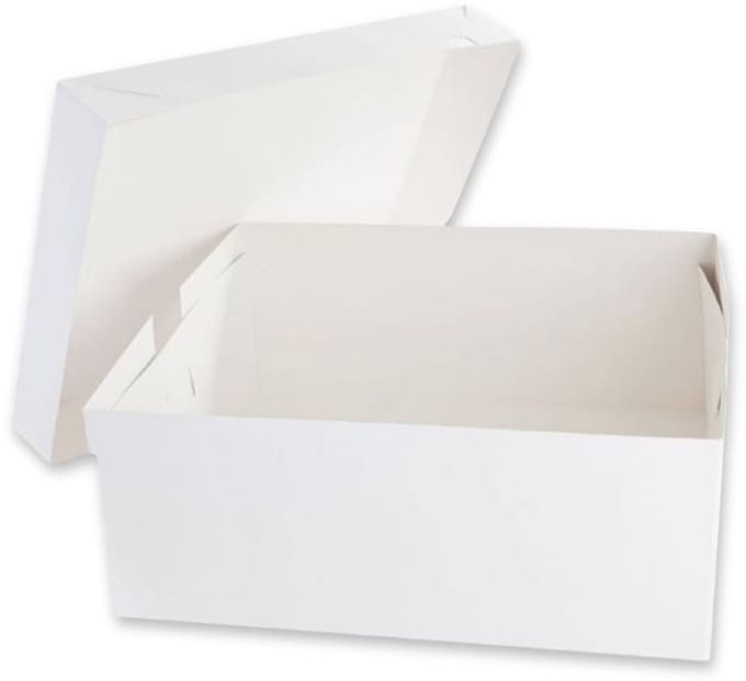 Simply Making Cake Box Rechthoekig Wit 30x22x15cm