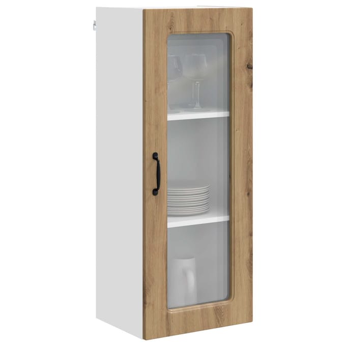 vidaXL - Vaatwasserpaneel - KALMAR - Artisan - Eiken - 40 - x - 31 - x - 100 - cm