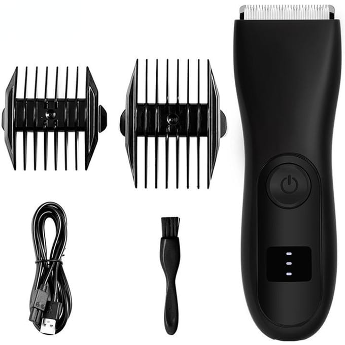 Elektrische herentondeuse Ontharing Body Shaver Grooming Tool Arm Baard Scheermes zwart