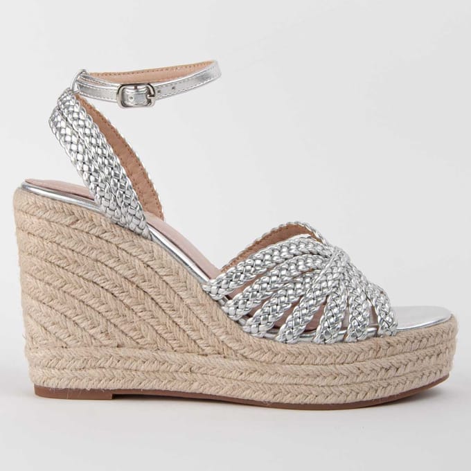 Sandalia De Cuña Para Mujer. Montevita Salia3 102965 41 zilver