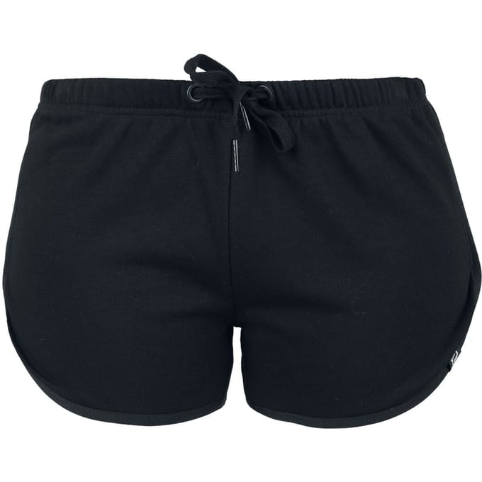 R.E.D. Rock-Engineered Design zwarte shorts met labelpatch en metalen detail - Dames - S