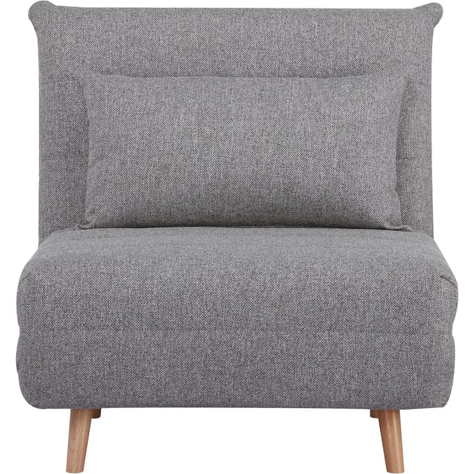 Slaapfauteuil Grijs - Berkenhout - Zithoogte 60cm - House Nordic
