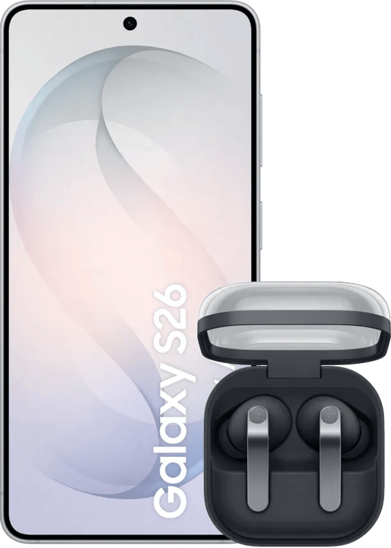 Samsung Galaxy S26 512GB Wit 5G + Samsung Galaxy Buds4 Pro Zwart