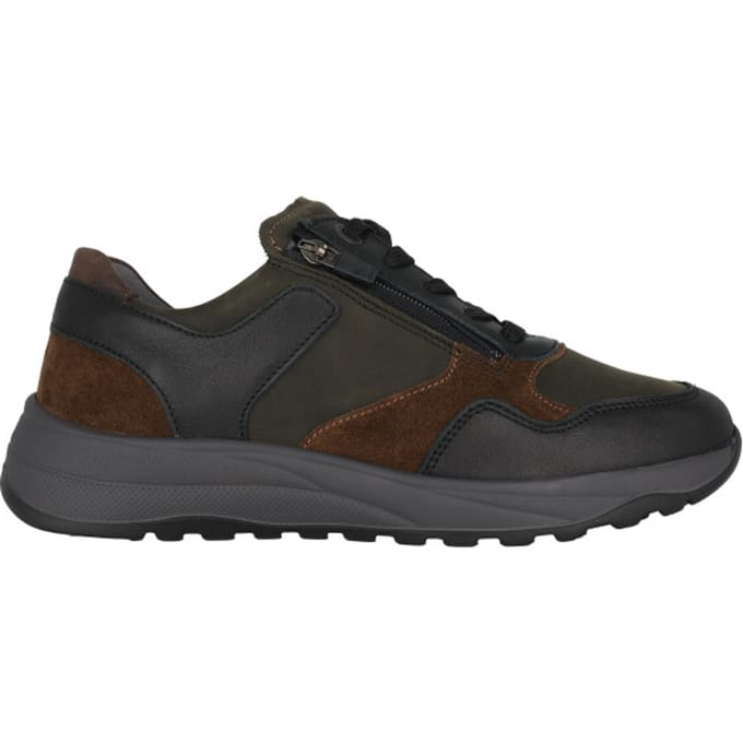 Waldläufer K-John - heren sneaker - Bruin - maat 41 (EU) 7.5 (UK)
