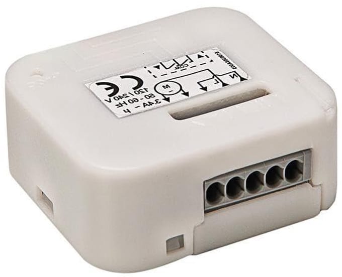 Radio Ontvanger - Rolluik Besturing - Rolluiken Automatiseren - 5 Polen - 400 Volt - Nee