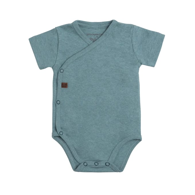 Baby's Only Rompertje Melange - Stonegreen - 68 - 100% ecologisch katoen - GOTS