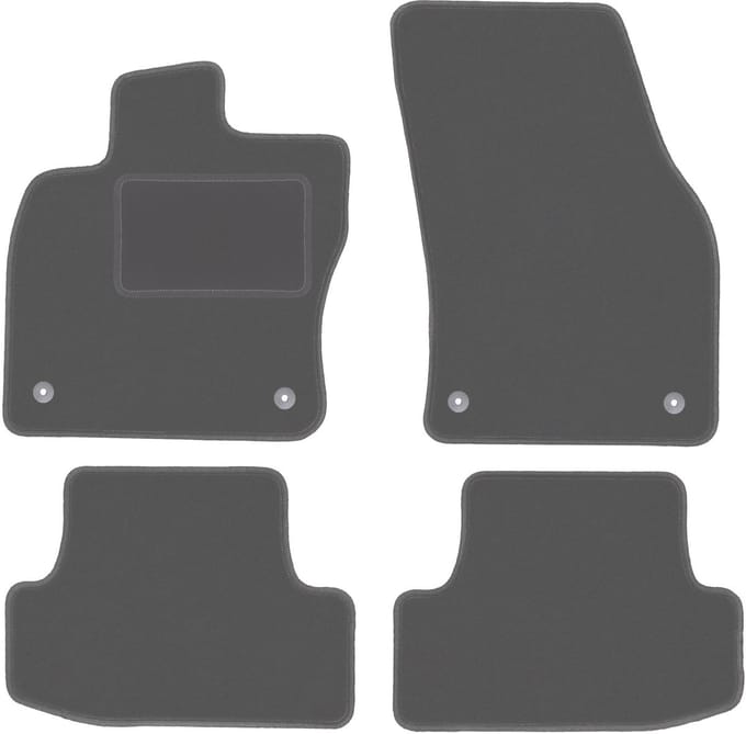 Grafiet automatten voor: Audi Q2 crossover (2016-)