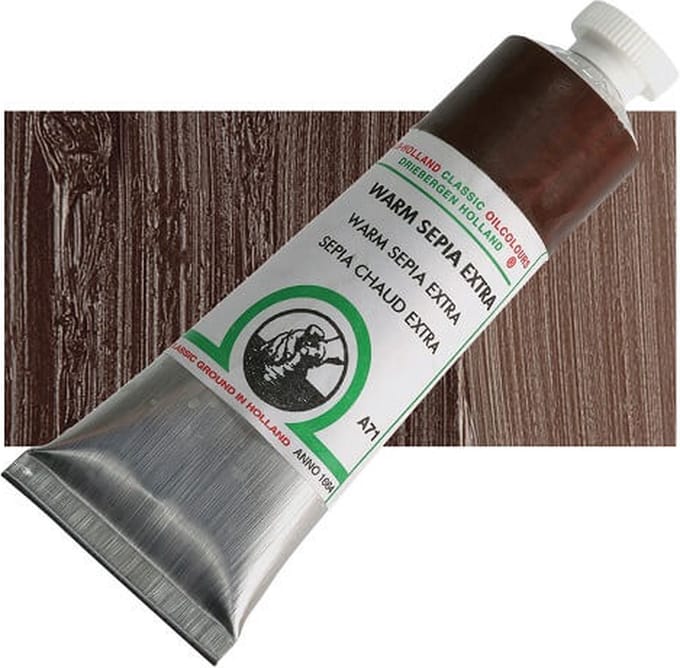 Old Holland Olieverf Warm Sepia Extra A71 18ml