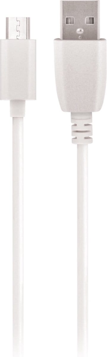 MaXlife OEM001509 USB-kabel 1 m USB A Micro-USB A Wit