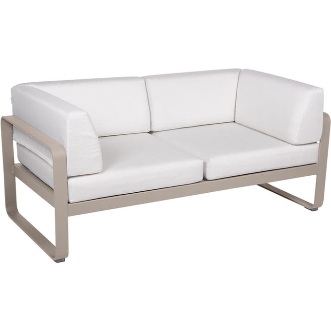 Fermob BELLEVIE club sofa 2 zits - 14 muskaat - 81 witgrijs