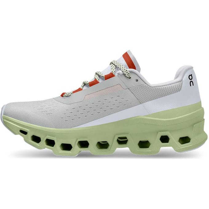 On Running Cloudmonster Glacier Grey Meadow Green (Dames) Dames Sneakers Meadlow 61.99022 36 beige