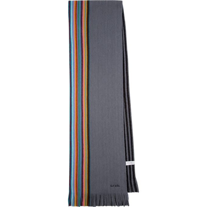 Paul Smith Scarf Multi Edge Reversible Slate Taglia: OS | Outlet | Uomo