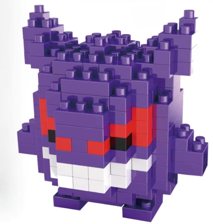 Micro Brick - Gengar - 176 Pcs - Bouwen - Bouwspeelgoed