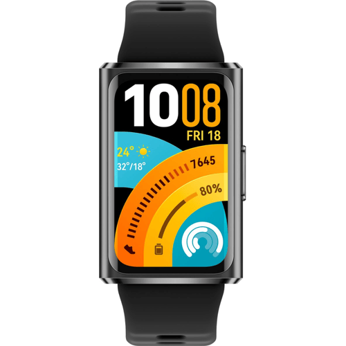 Huawei Band 11 Pro / Zwart Aluminium legering behuizing/ Touchscreen / Slaaptracker / Bluetooth / 14-dagen batterijduur / 5 ATM waterdicht /Compatibel