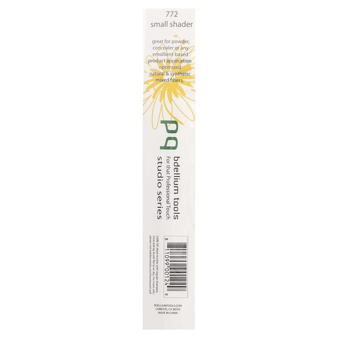 Bdellium Tools, Standaard Serie, Kleine Shader Kwast, Ogen 772, 1 Kwast