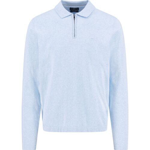 Fynch-Hatton Polo Zip Superflex Subtle Mélange New Breeze / male