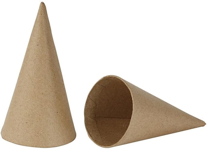 Kegels, H: 14 cm, d 7 cm, 10 stuk/ 1 doos