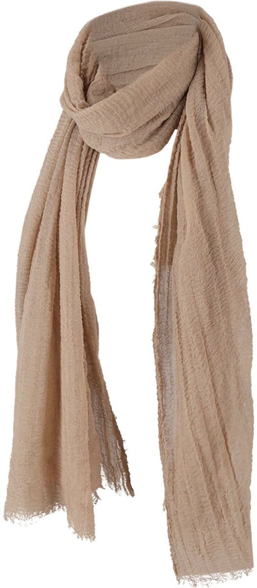 Sarlini Langwerpige Effen Sjaal Soft Light Taupe