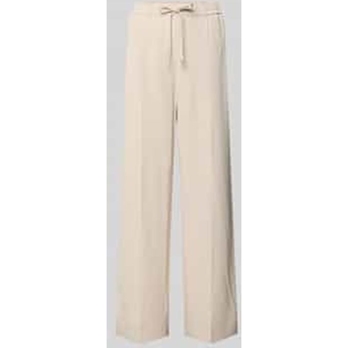 wide leg broek met elastische band model 'Cevil ease'