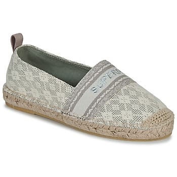 Superdry - Canvas espadrilles met overlay - Dames - Espadrilles