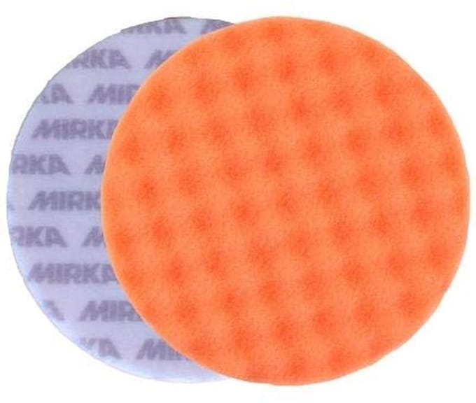 Set van 2 Oranje Polijstpads, 150 mm Doorsnede