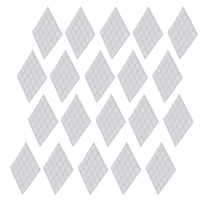 20 Feuilles Autocollants Mèche de Bougie Rond Mousse Adhésif Double Face pour Fabrication de Bougies 20x1mm white
