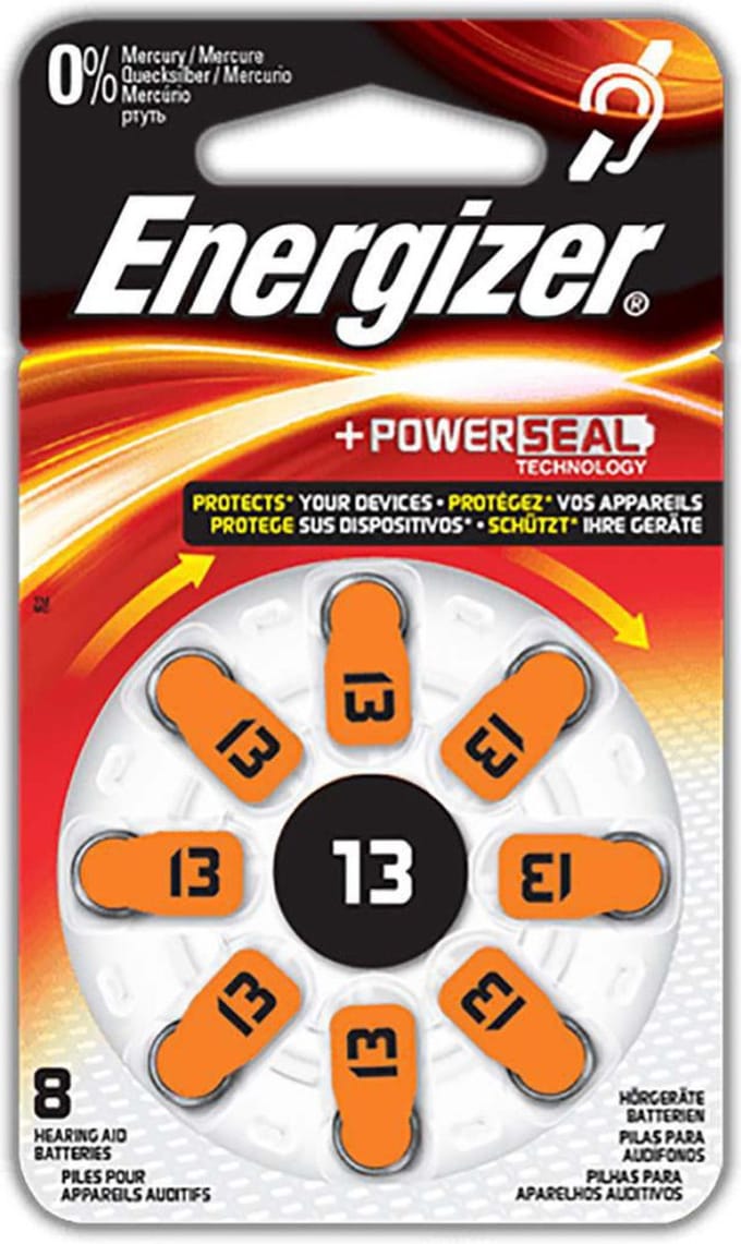 Energizer Zinc-Air Batterij – PR48 – 1.4V – 8 stuks (blister)