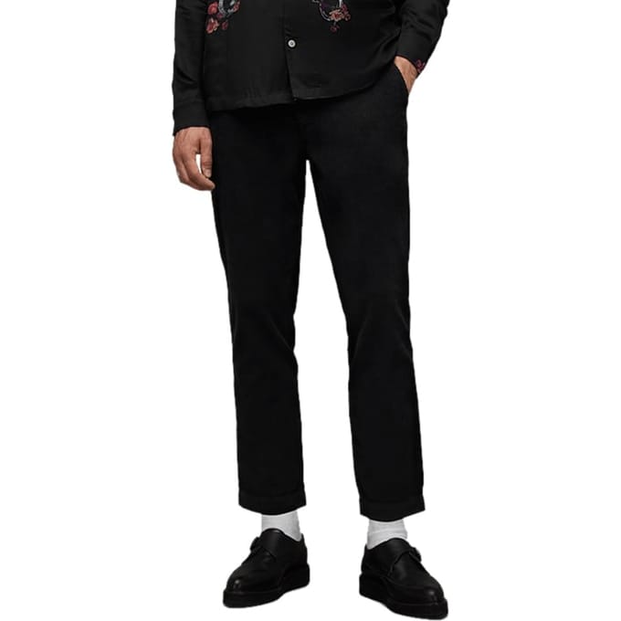 AllSaints Sleid Trouser Black Taglia: W28 | Pantaloni Outlet | Uomo | Nero