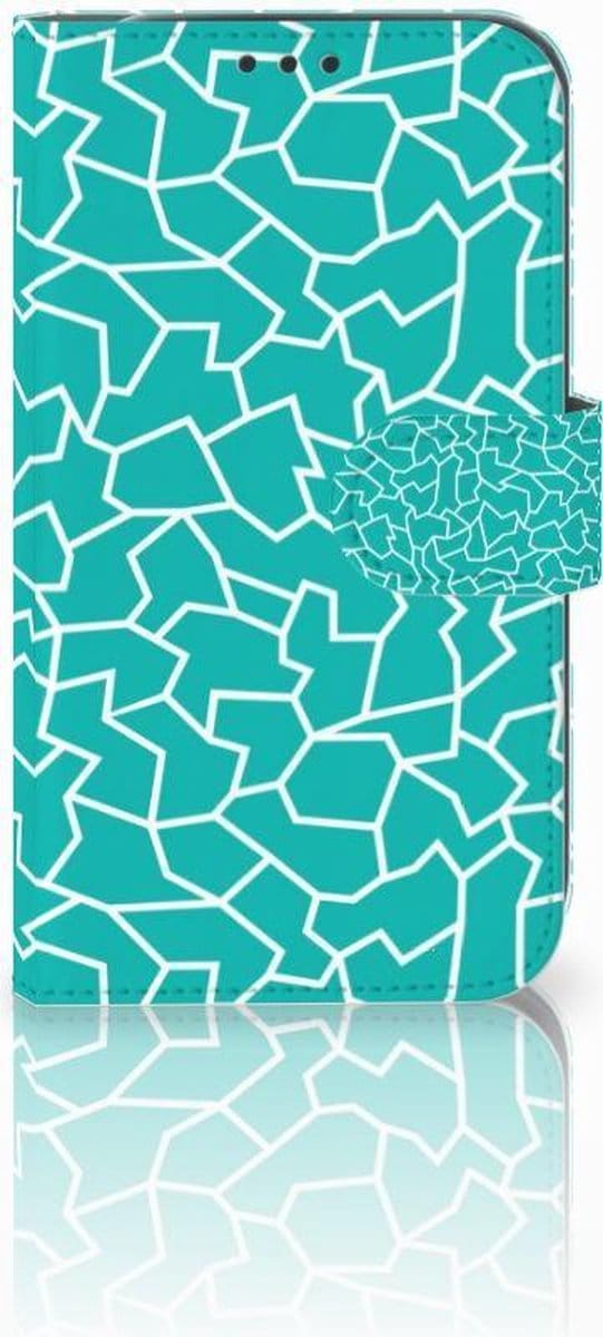 Samsung Galaxy Xcover 4 | Xcover 4s Hoesje Cracks Blue