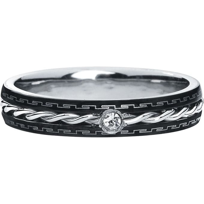 etNox Ring - Fine Steel Ring - voor Vrouwen - standaard