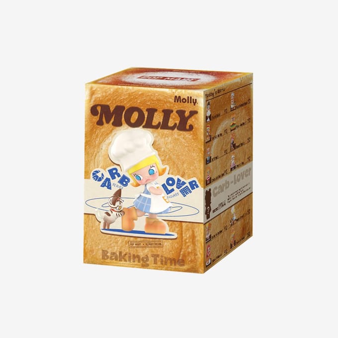 POP MART MOLLY Carb-Lover Serie Figuren Blind Box (Enkelpak / 12-delige set) brown