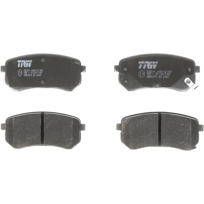Remblokset TRW GDB3370, achter