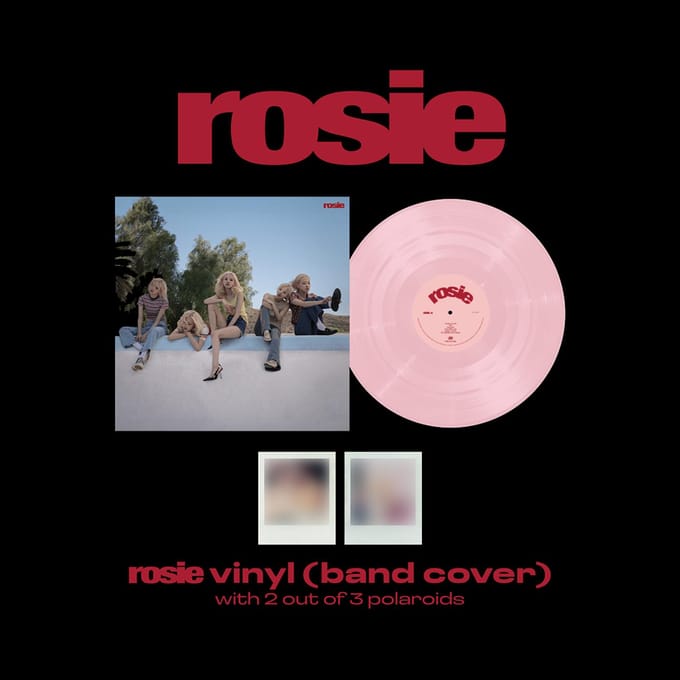 ROSE - premier album studio [rosie] vinyle (couverture du groupe) gray