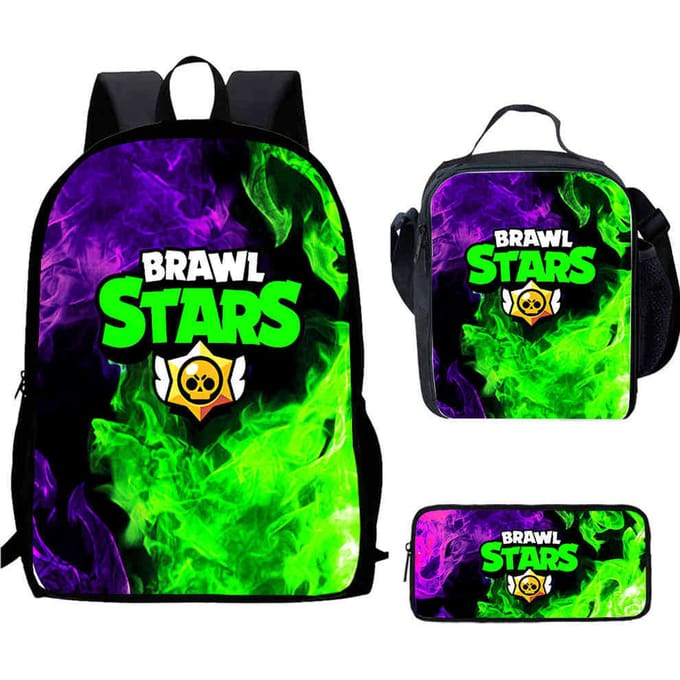Sac à dos Brawl Stars Impression Haute Définition Multifonctionnel Léger