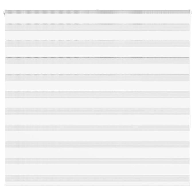 vidaXL - Zebra - rolgordijn - 155x150 - cm - stofbreedte - 150,9cm - polyester - wit