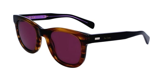 Paul Smith PSSN098 HALONS Striped brown 51/23/145 UNISEX Zonnebrillen