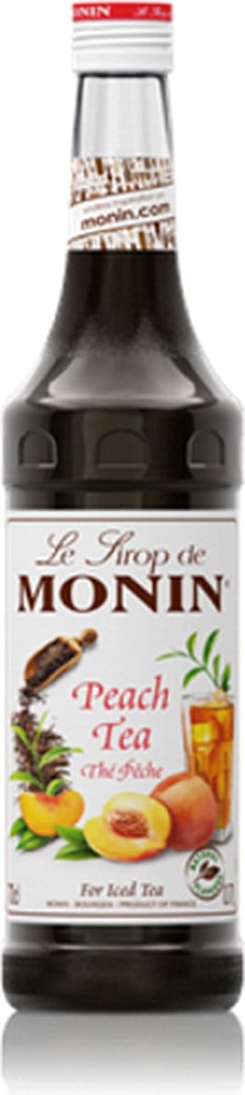 Monin Siroop perzikthee professioneel, fles 700 ml
