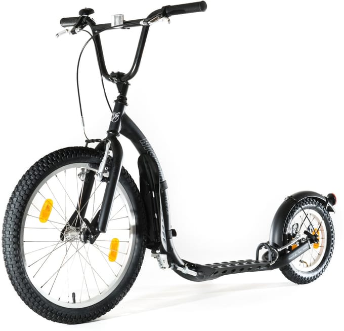 Kickbike Freeride - Step voor kinderen vanaf 7 jaar - Zwart